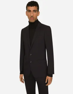 Stretch wool Martini-fit suit