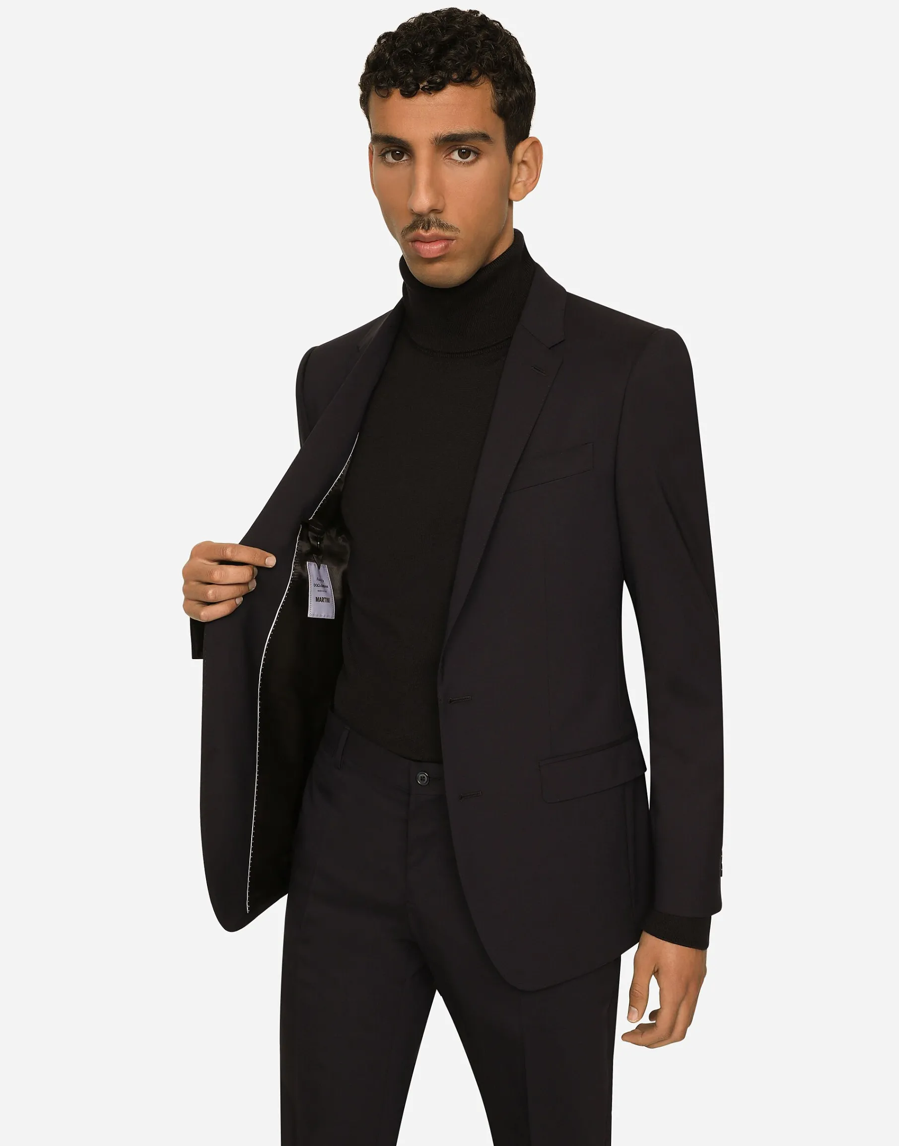 Stretch wool Martini-fit suit