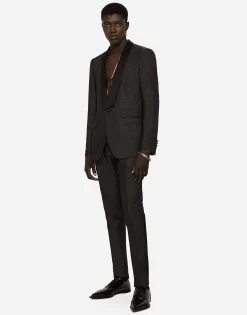 Stretch wool Martini-fit tuxedo suit