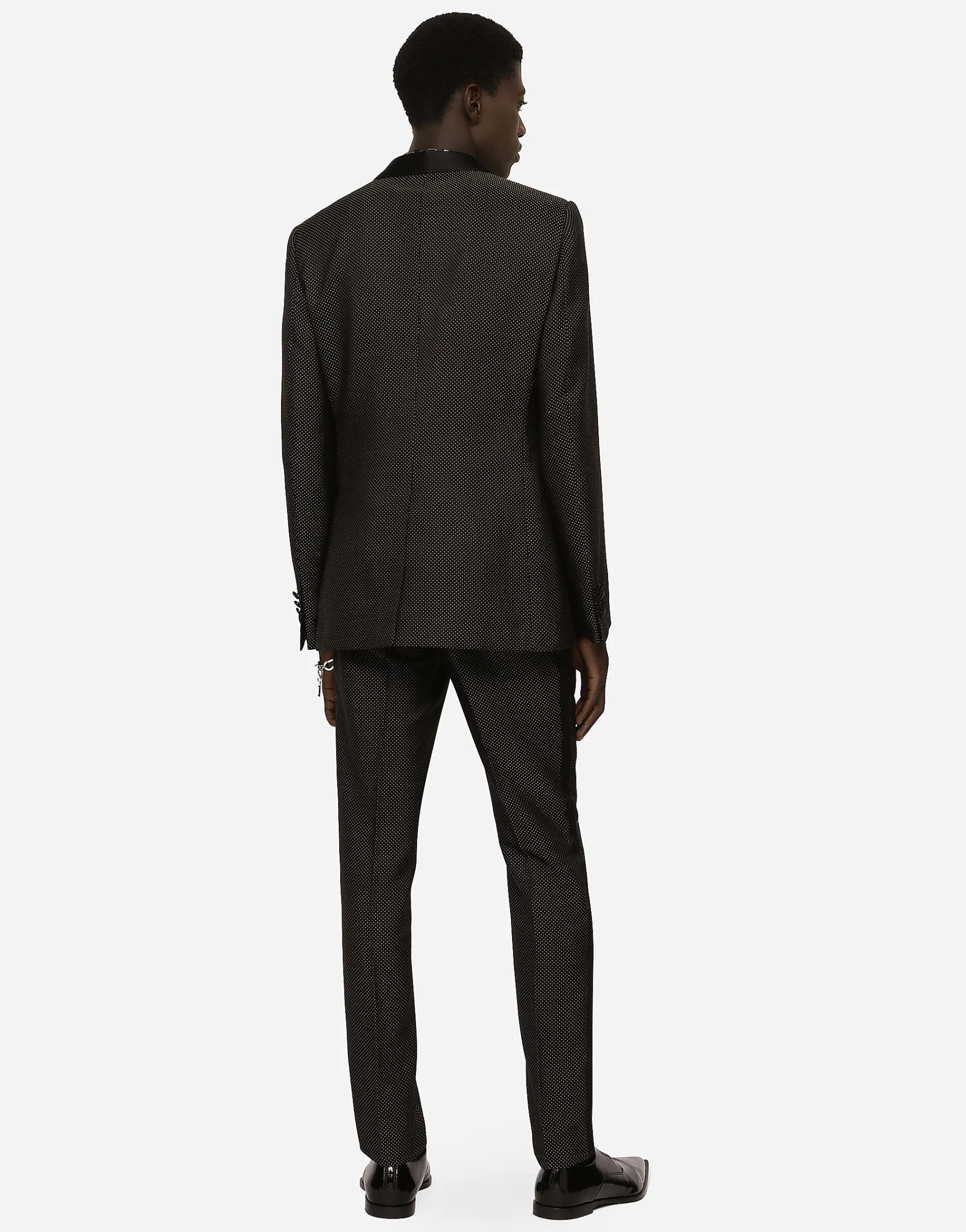 Stretch wool Martini-fit tuxedo suit