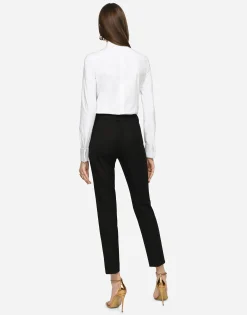 Stretch wool pants