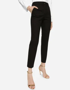 Stretch wool pants
