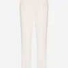 Stretch wool tuxedo pants