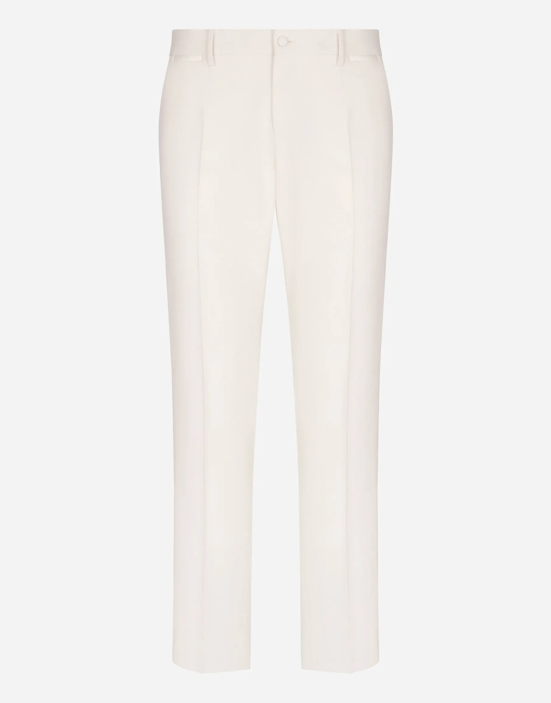 Stretch wool tuxedo pants