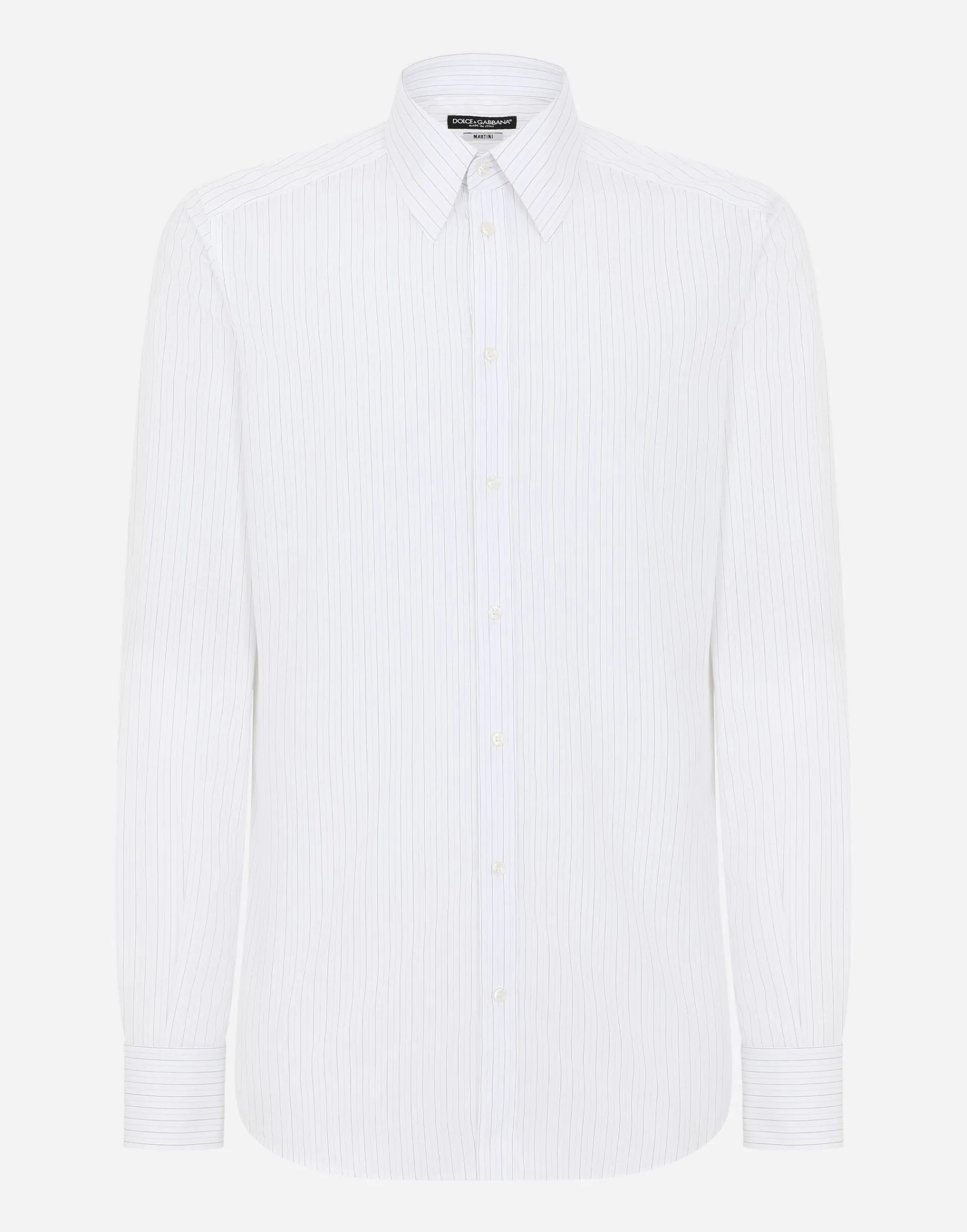 Striped cotton Martini-fit shirt