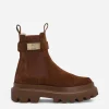 Suede ankle boots