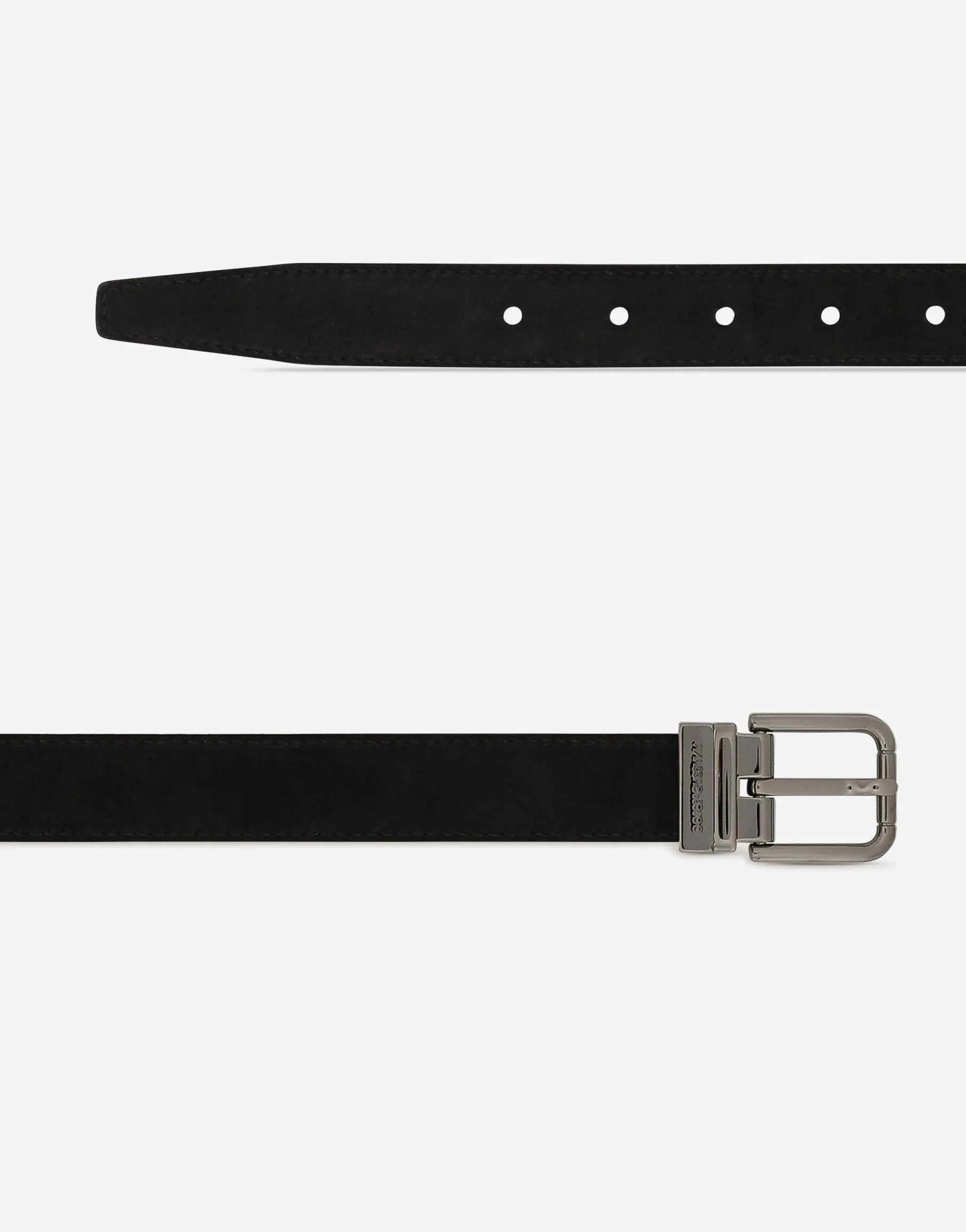 Suede belt
