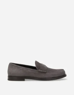 Suede loafers