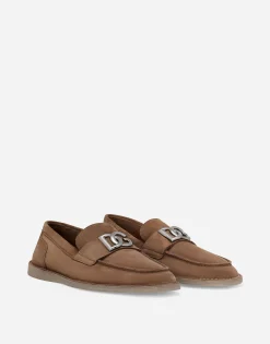 Suede loafers