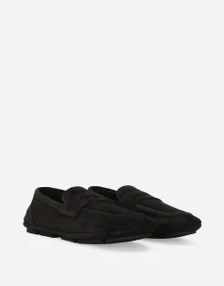 Suede loafers