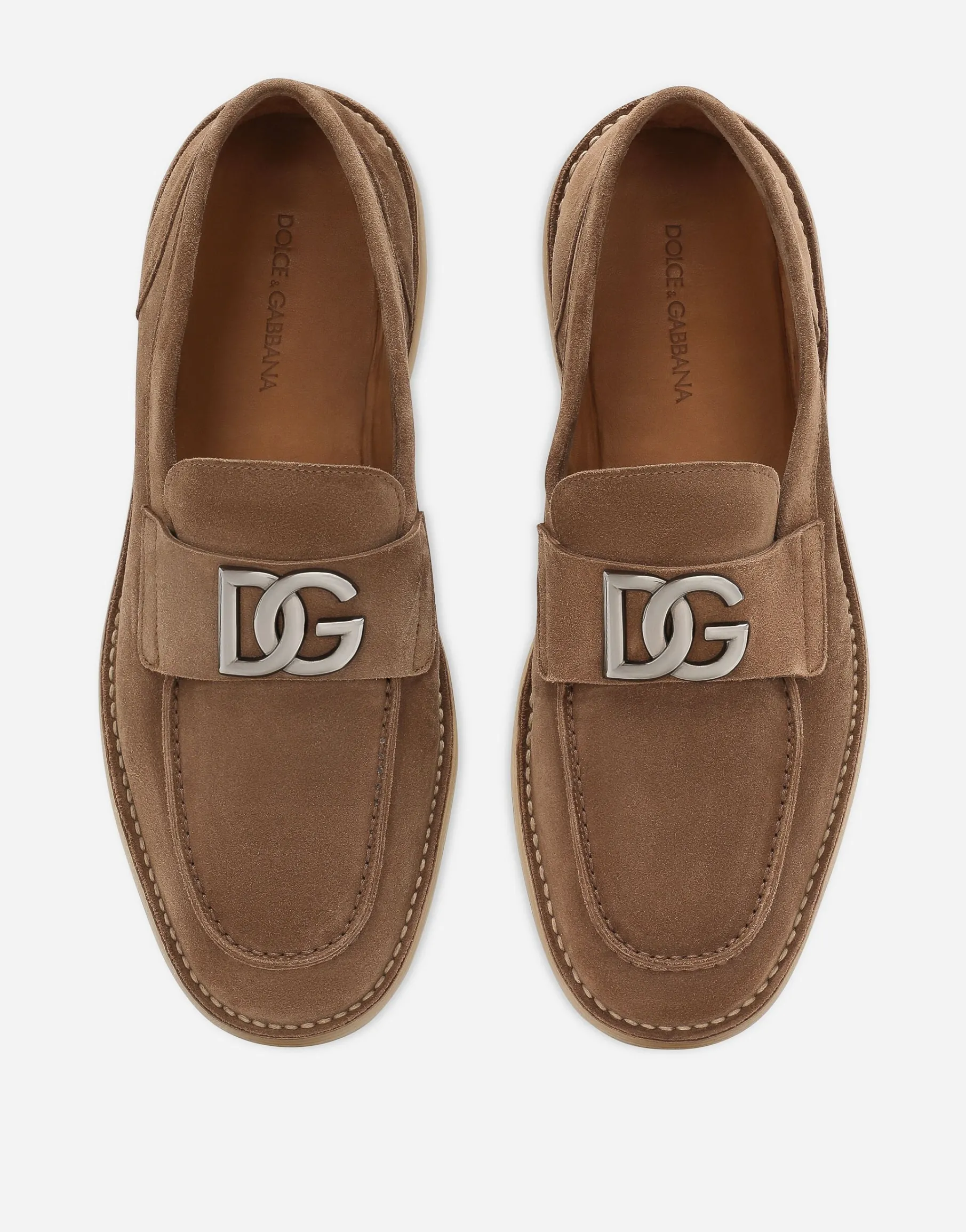 Suede loafers