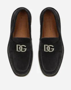 Suede loafers