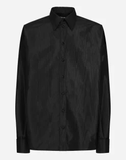Super-oversize silk shirt