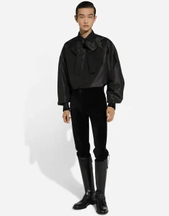 Super-oversize silk shirt