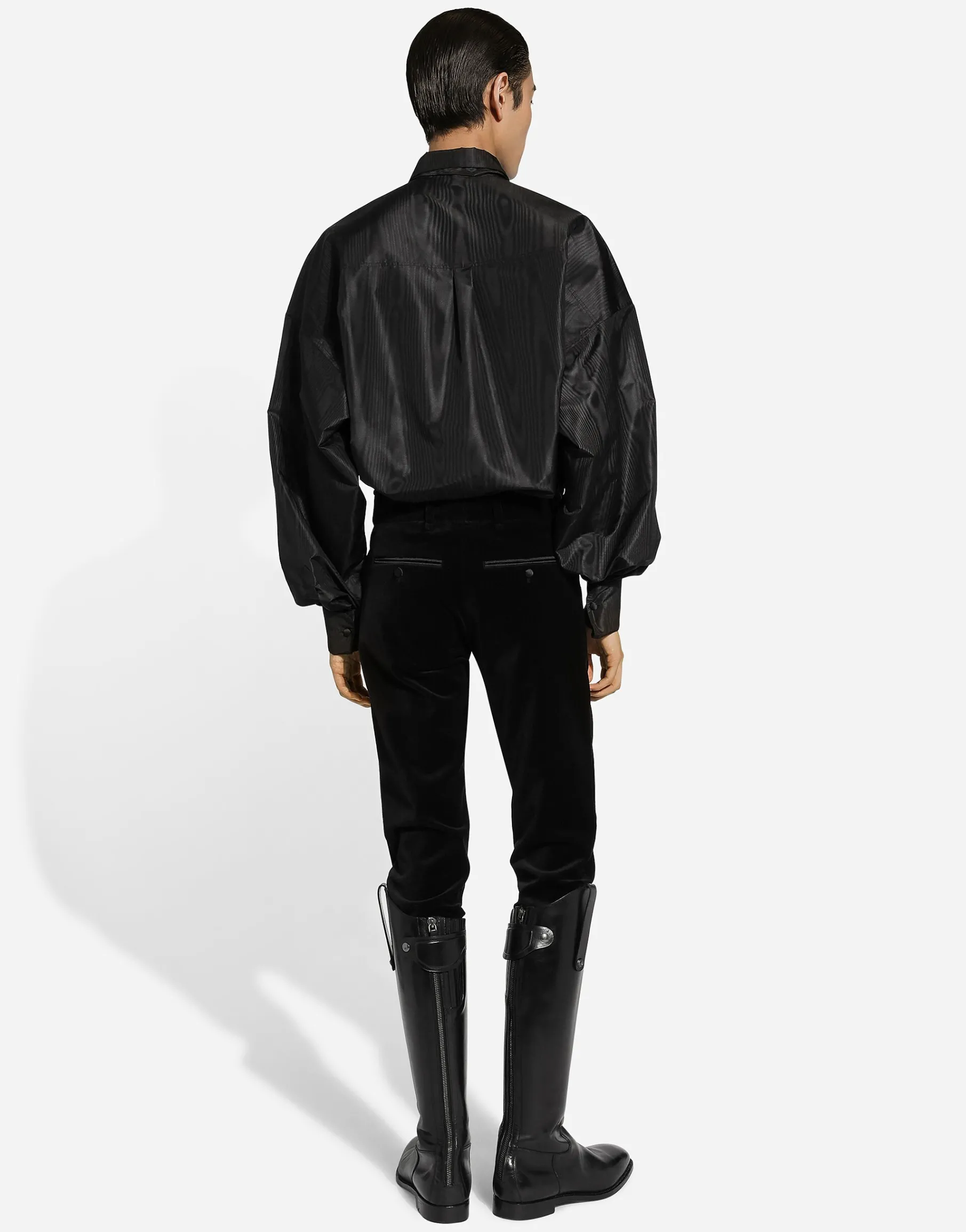 Super-oversize silk shirt