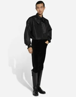 Super-oversize silk shirt