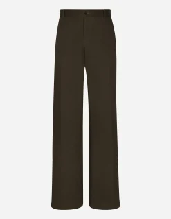 Tailored cotton pants