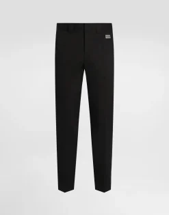Tailored cotton pants