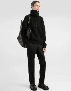 Tailored cotton pants