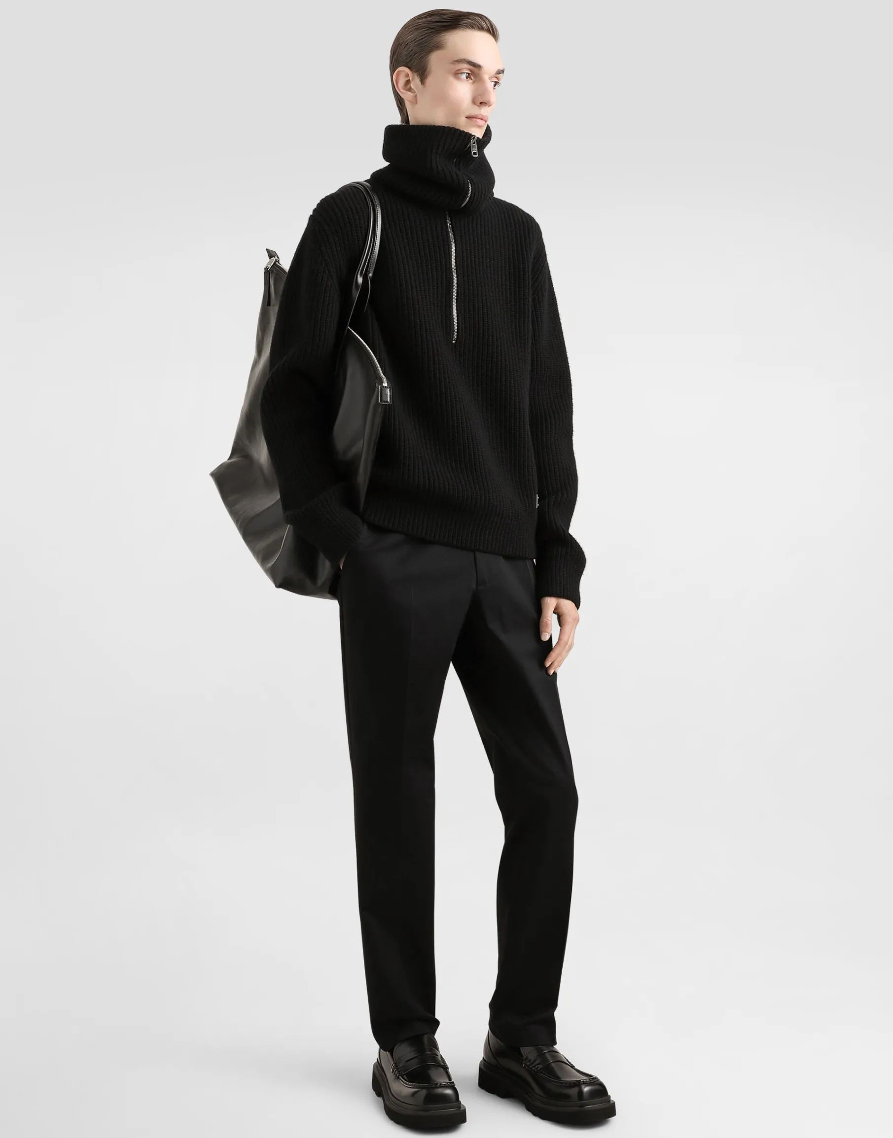 Tailored cotton pants
