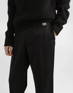 Tailored cotton pants