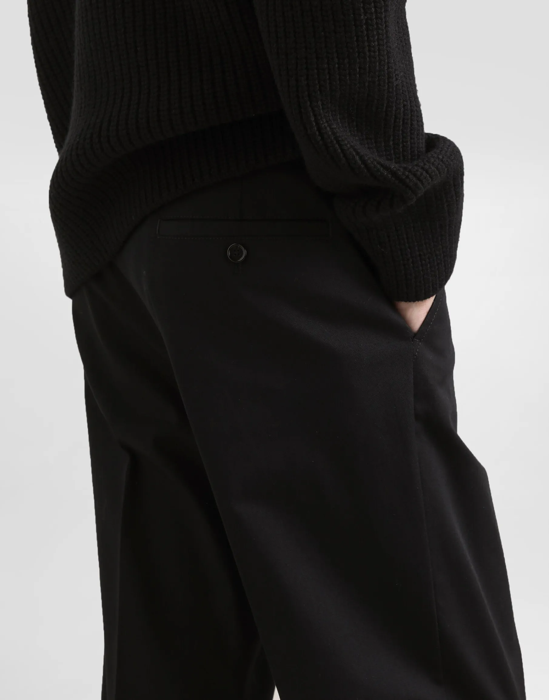 Tailored cotton pants