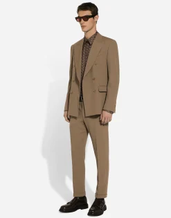 Tailored gabardine pants
