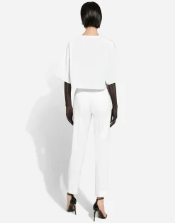 Tailored gabardine pants