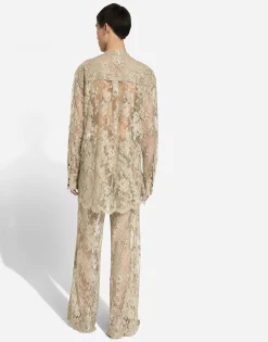 Tailored Galloon lace pants