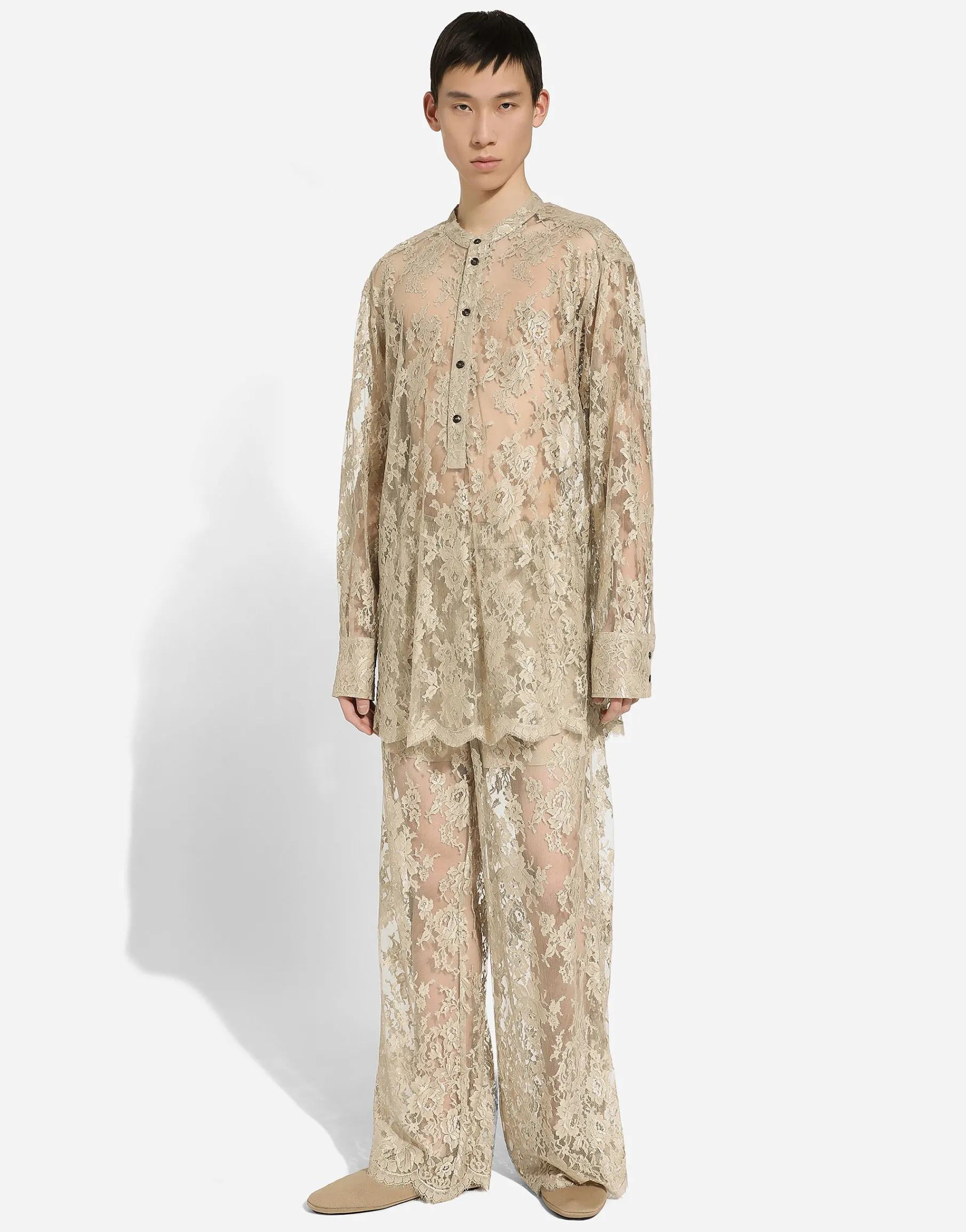 Tailored Galloon lace pants