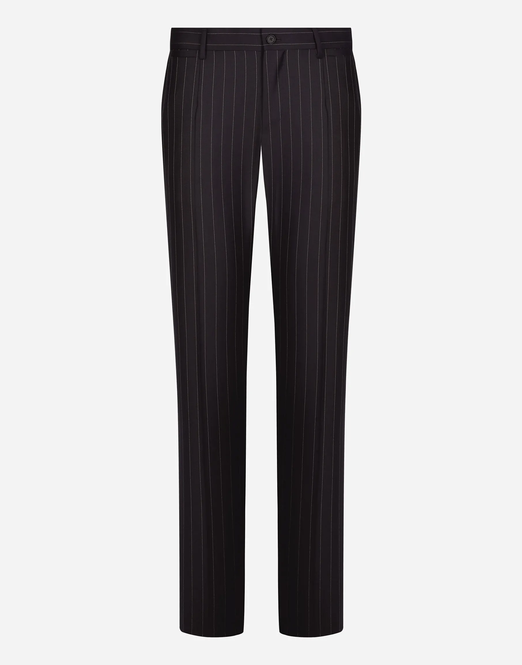 Tailored pinstripe virgin wool pants