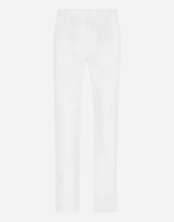 Tailored stretch linen pants