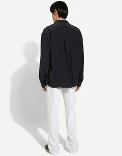 Tailored stretch linen pants