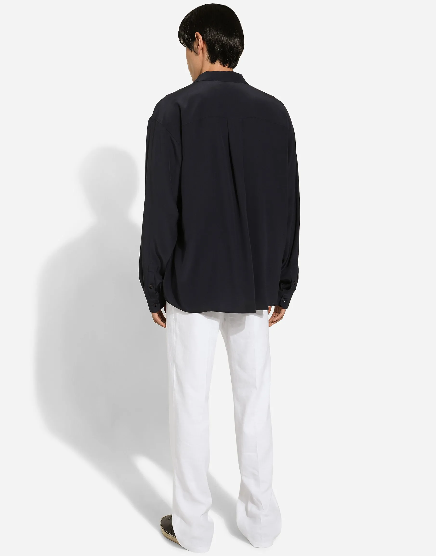 Tailored stretch linen pants