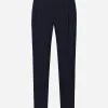 Tailored stretch twill pants