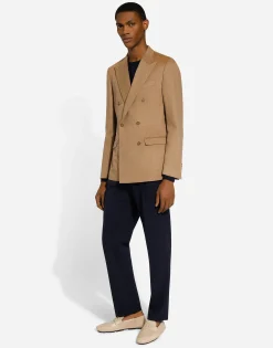 Tailored stretch twill pants