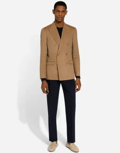 Tailored stretch twill pants