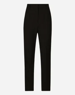 Tailored twill pants