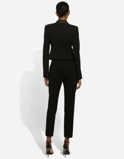 Tailored twill pants