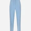 Tailored wool crêpe pants