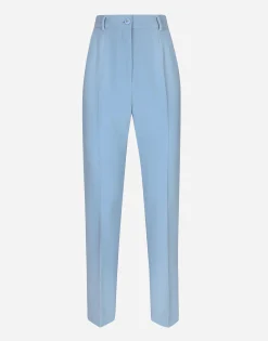 Tailored wool crêpe pants