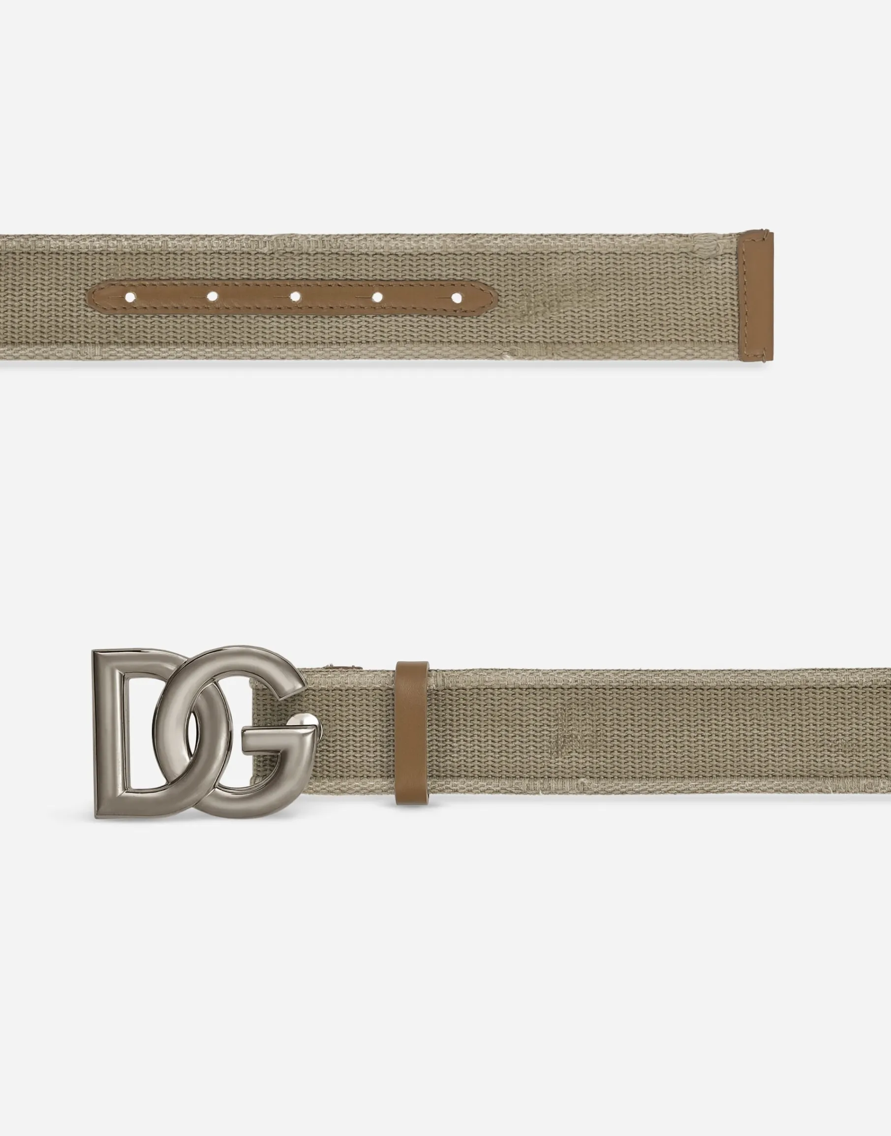 Tape belt with DG logo