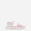 Technical fabric sandals with DG logo