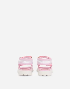 Technical fabric sandals with DG logo
