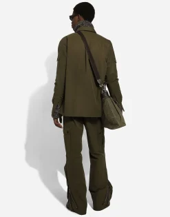 Technical fabric shirt with pockets