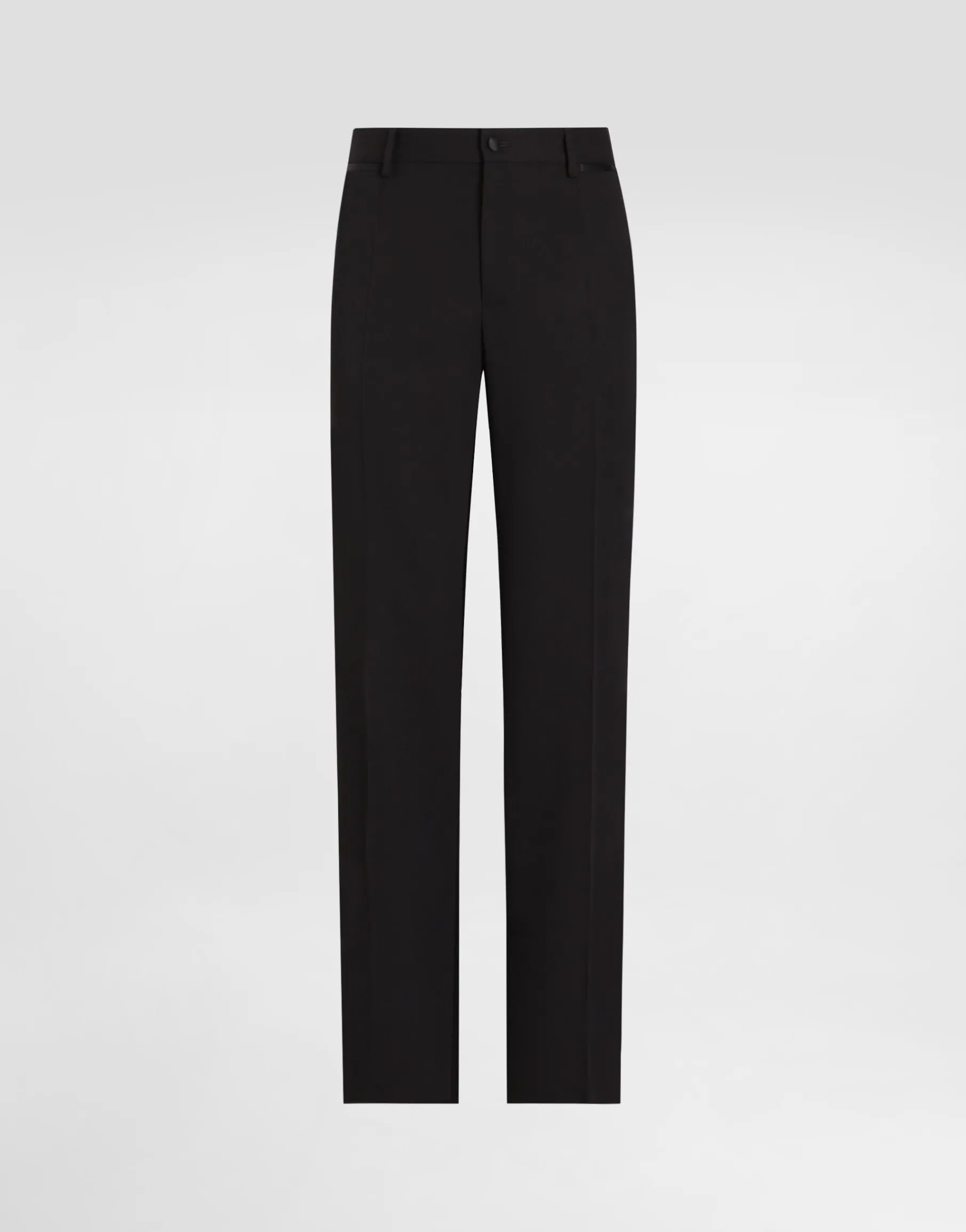 Technical gabardine tuxedo pants
