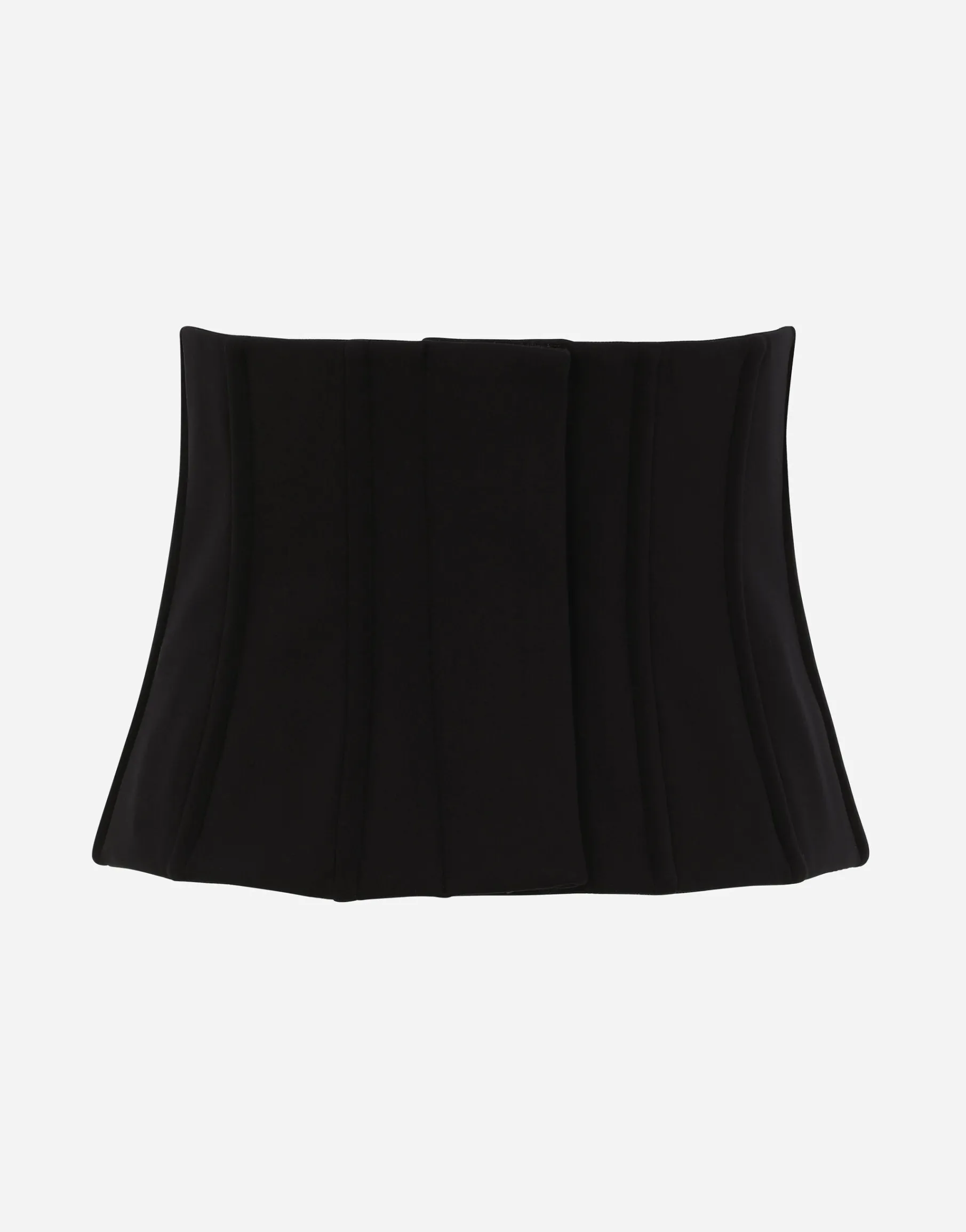 Technical jersey corset belt with DG tag