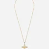 Tradition pendant in yellow and white gold 18Kt with yellow sapphires and diamonds