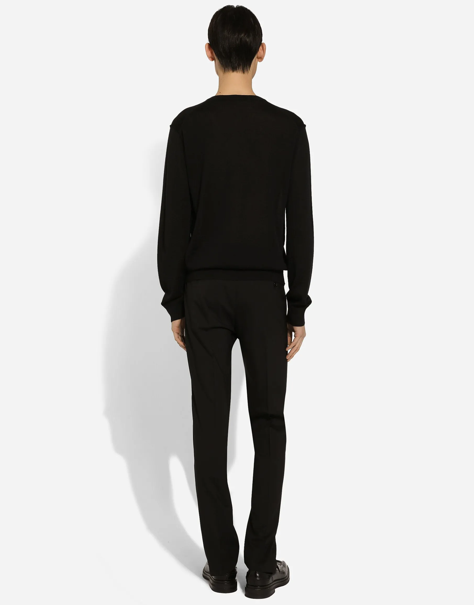 Trousers in stretch wool