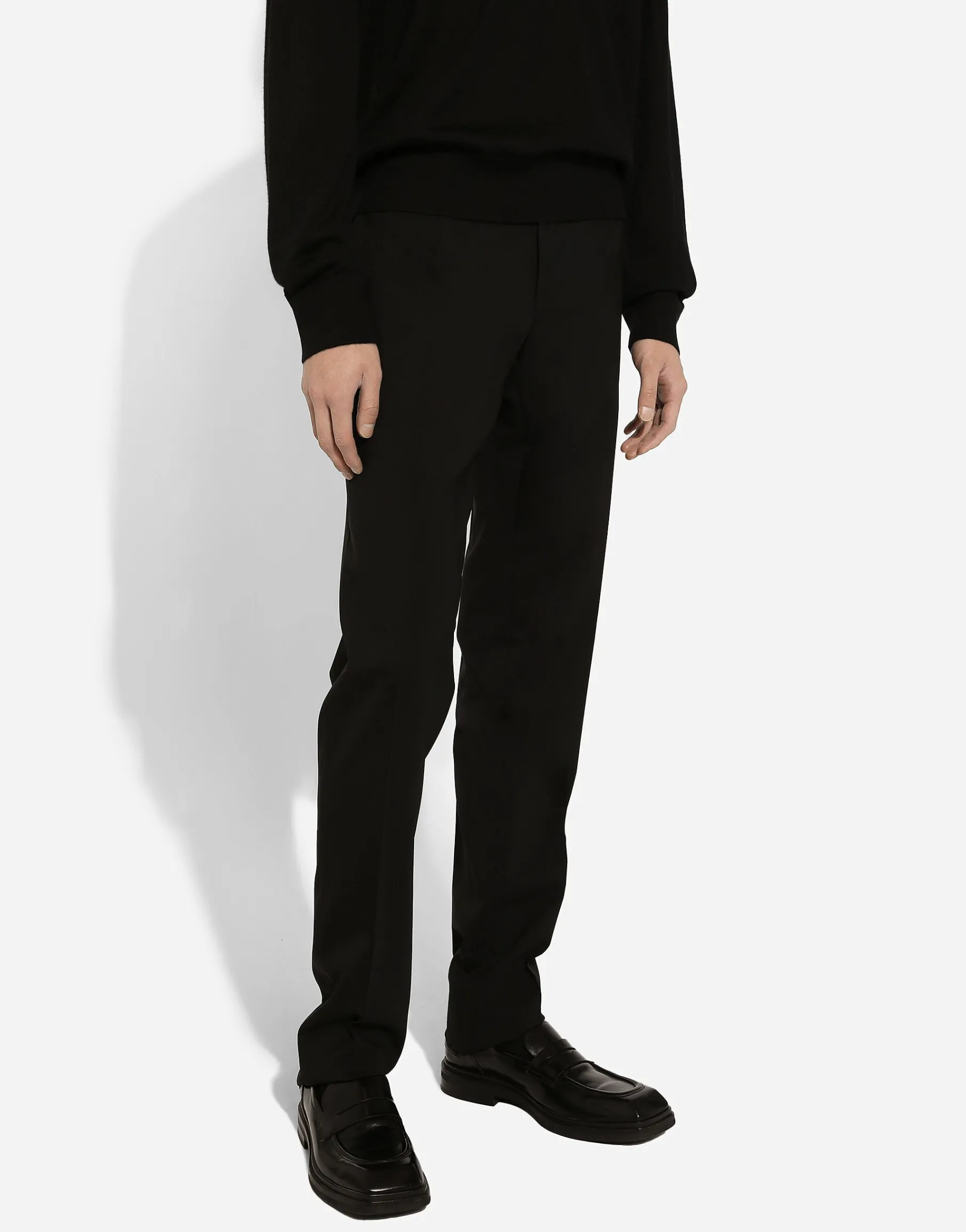 Trousers in stretch wool